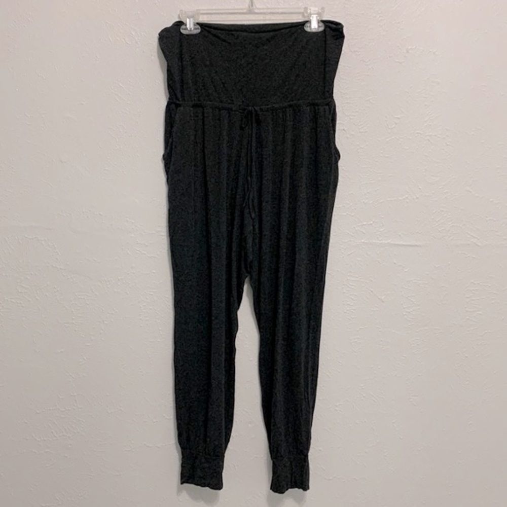 Seraphine Maternity comfy charcoal grey joggers size large